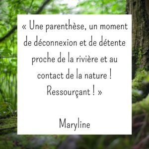 témoignage Maryline bain de nature